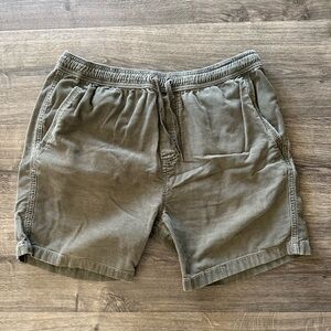 Men's Cotton On Olive Green Corduroy Shorts